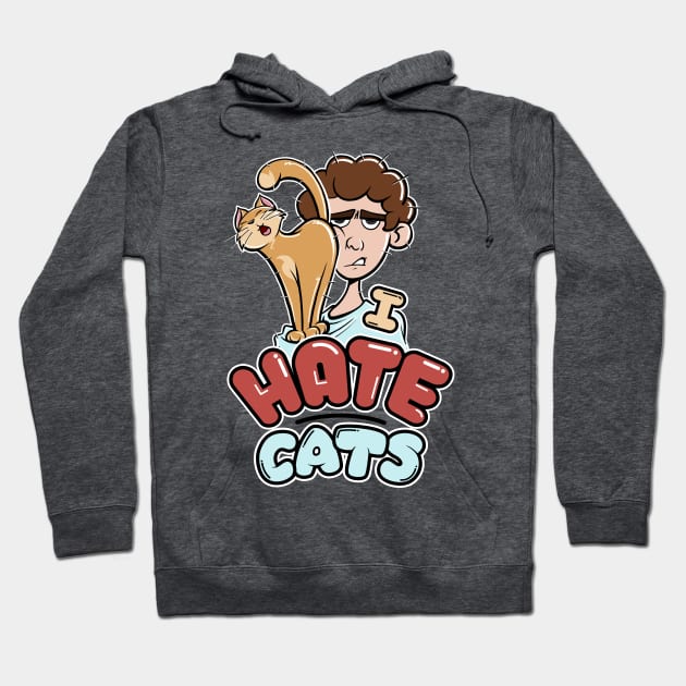 Hate Cats NOT a Lover of Kitty Hoodie by Canache Shop